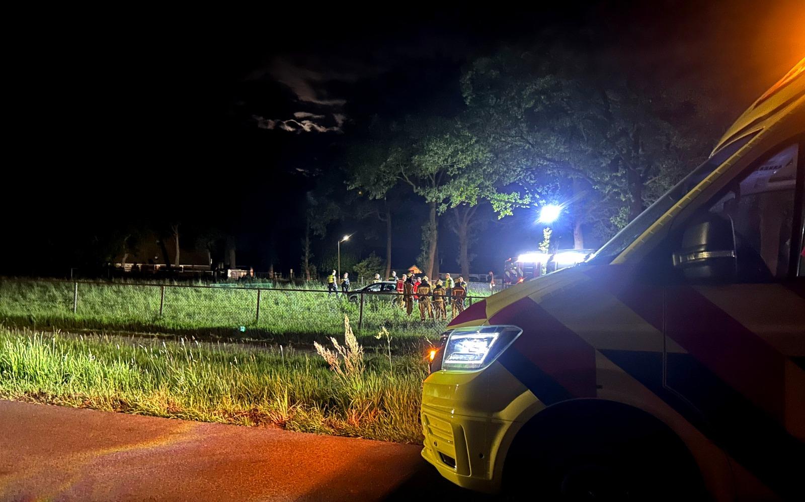 Cel voor veroorzaken heftig ongeluk bij Hoogeveen. Verdachte (21) reed goede vriend dood