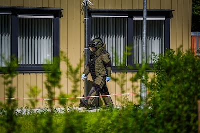 Pijpbom gevonden bij azc in aanbouw in Nuenen