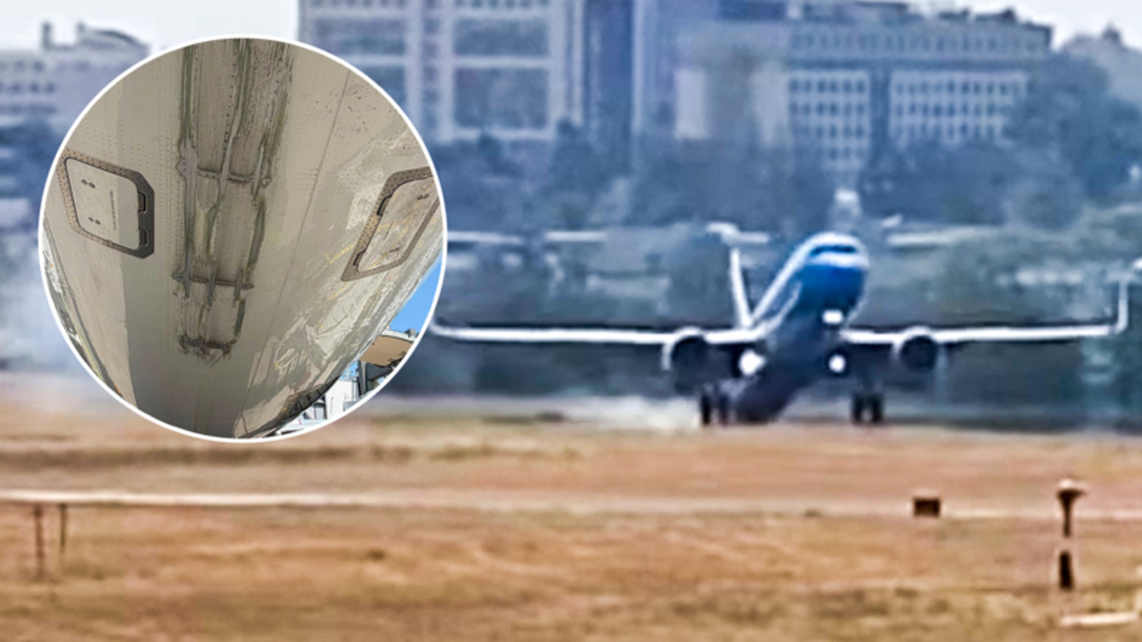 Dure fout tijdens landing: KLM-toestel schraapt met staart over de grond