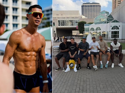 Cristiano Ronaldo (41) op het strand in Miami, Oranje-internationals vermaken zich in Kansas City