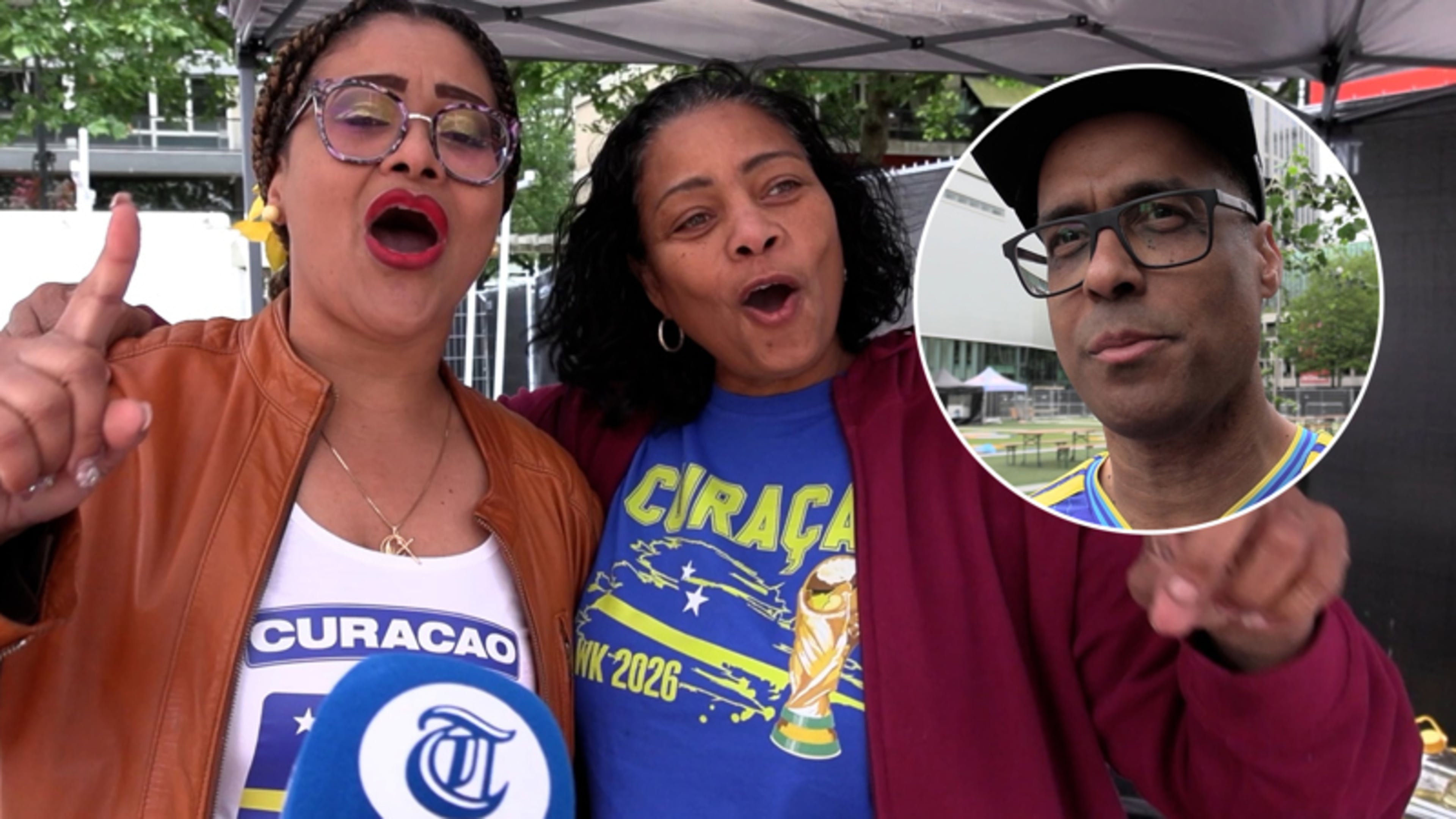 Fans in spanning voor Curaçao - Duitsland: ‘Dan ga ik wel een traantje laten’