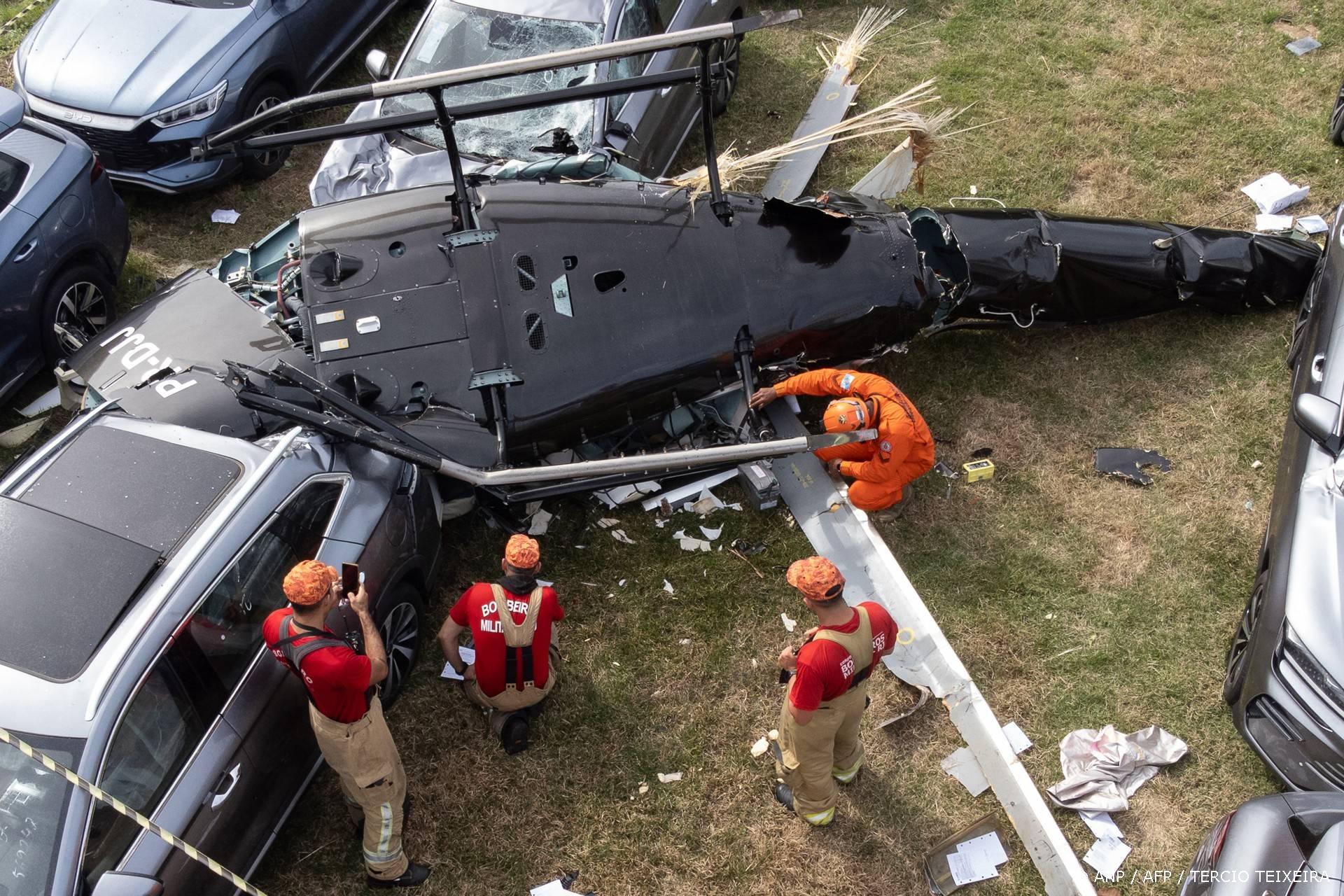 Zeker zes doden na botsing helikopters boven Rio de Janeiro