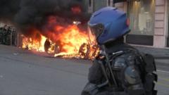 Watch: Protesters clash with police ahead of G7 summit in Geneva