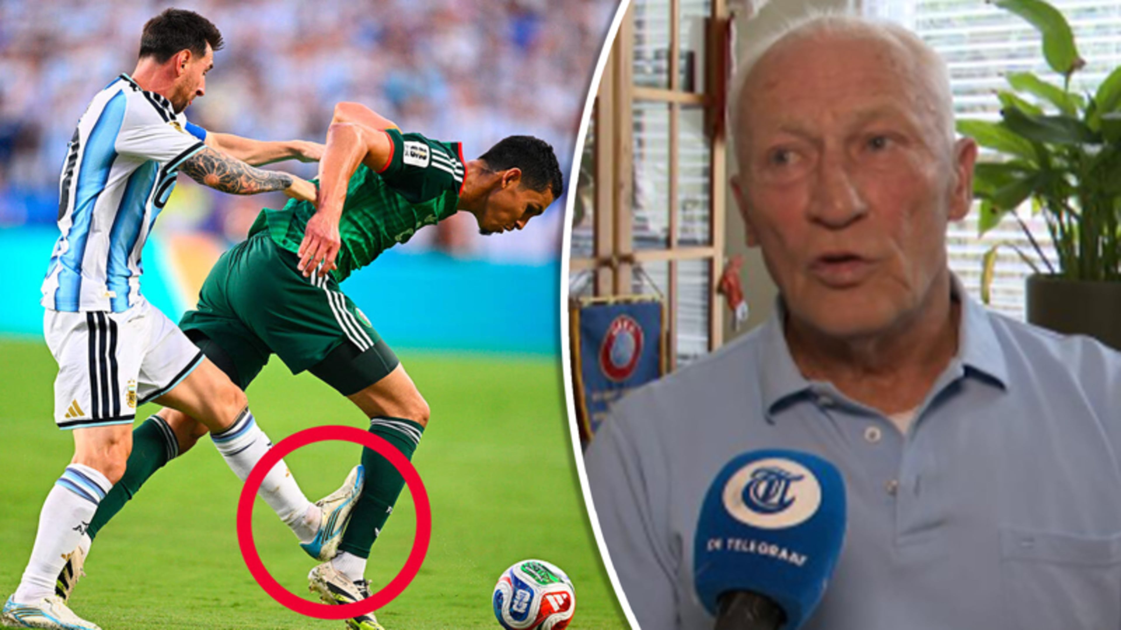 Dick Jol over overtreding Messi: ’Dit had rood moeten zijn’
