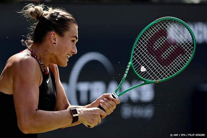Tennisster Sabalenka halvefinalist in Berlijn na moeizame winst