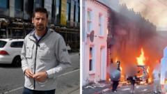 Torched homes and vehicles: Destruction after Belfast protests