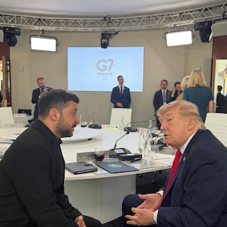 Trump heeft na Iran weer aandacht voor Oekraïne, en spreekt Zelensky op G7-top