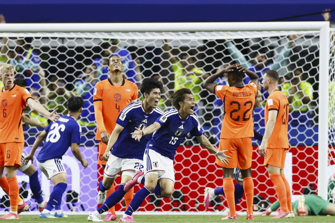 Nederland geeft winst op Japan laat in de wedstrijd weg