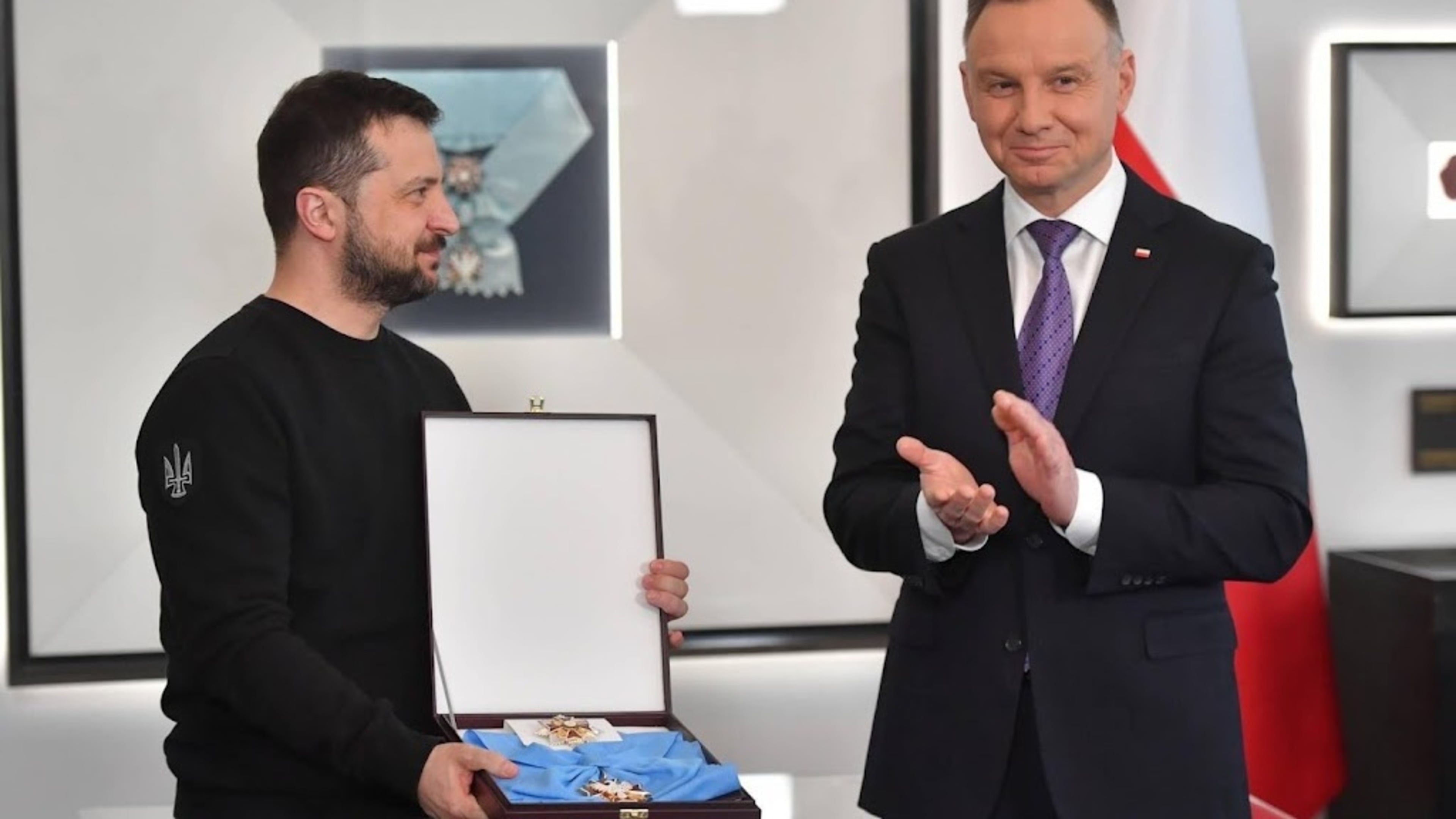 Polen ontneemt Zelensky onderscheiding om diplomatieke rel