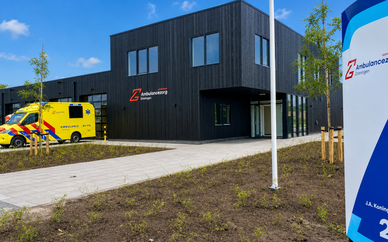 Open dag nieuwe ambulancepost Winschoten: iedereen welkom voor een kijkje achter de schermen
