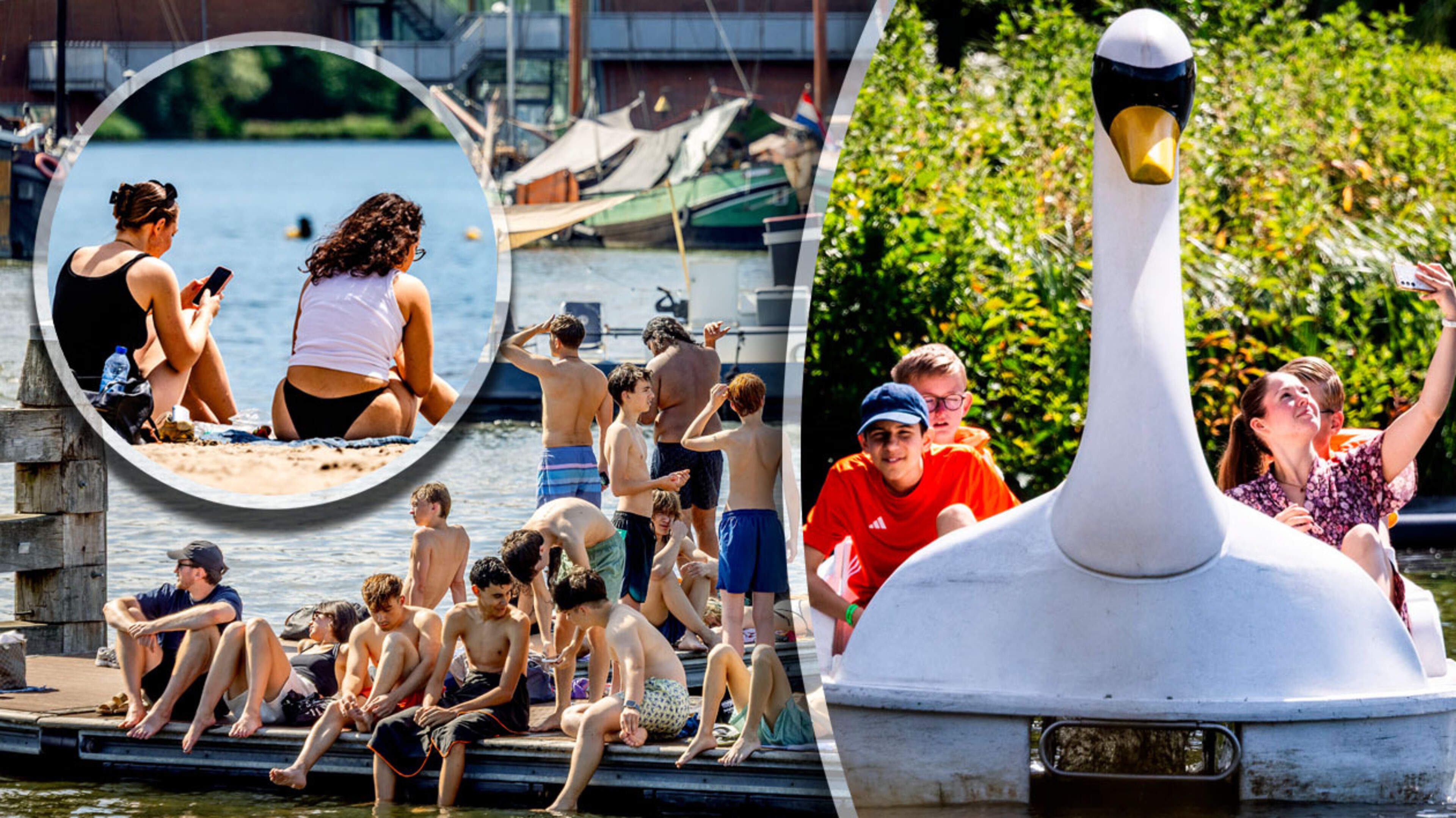 Vinkeveense Plassen draaien warm voor tropisch weekend en ook de patatboot is er klaar voor: ’We gaan er een feestje van maken’