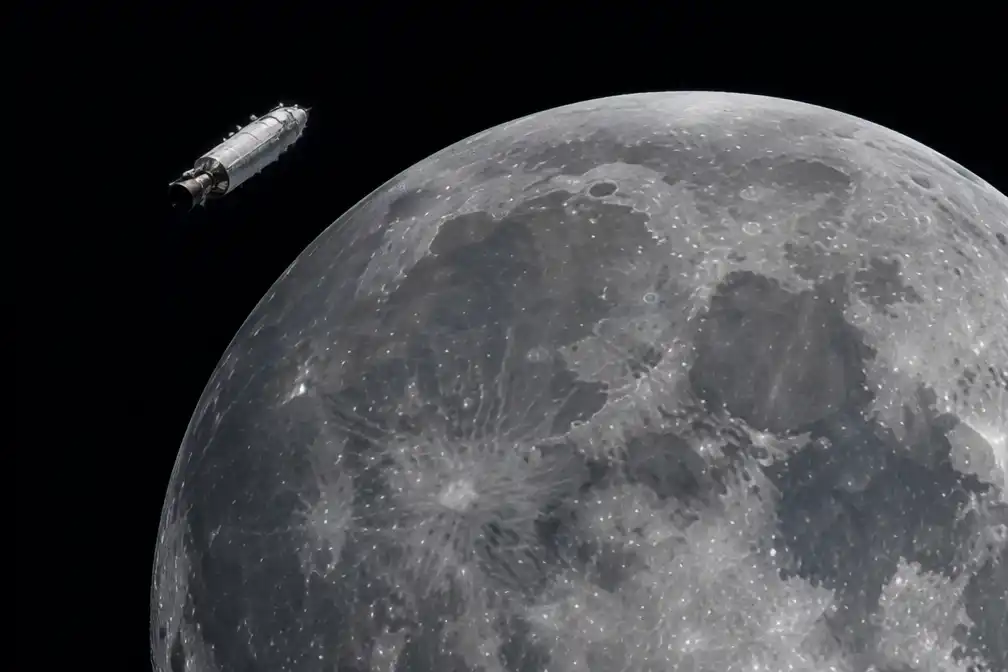 Afgedankte SpaceX-raket raakt op 5 augustus de maan