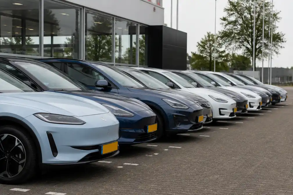 Verkoop nieuwe auto's juli 2026 gedaald, elektrische bijna helft markt
