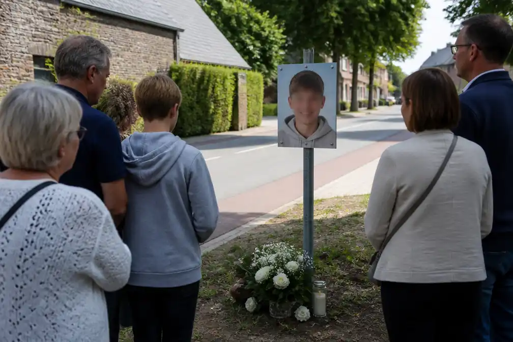 SAVE-herdenkingsbord onthuld in Temse voor Francis Aerts (16), vier jaar na zijn dood