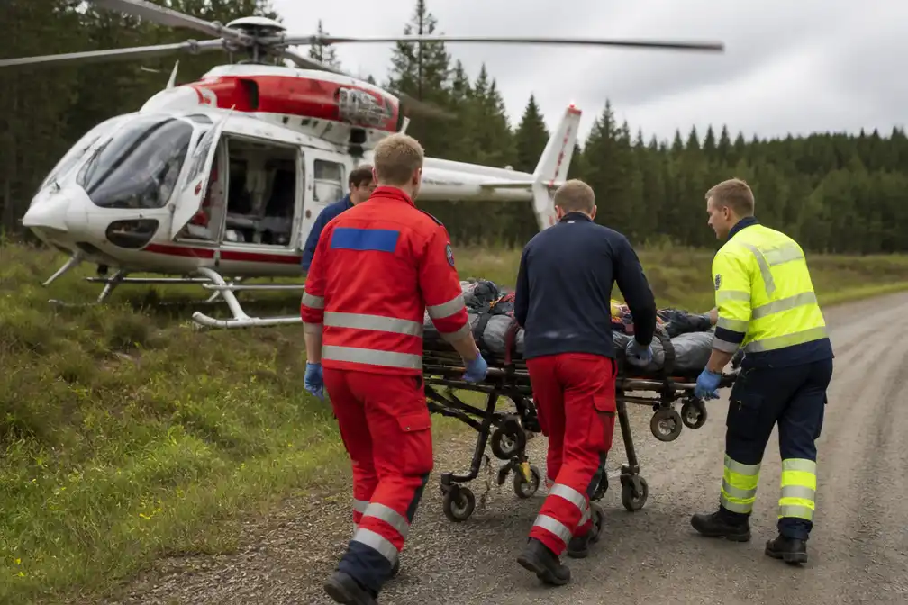 Ogier per helikopter naar ziekenhuis na zware crash in Rally van Finland