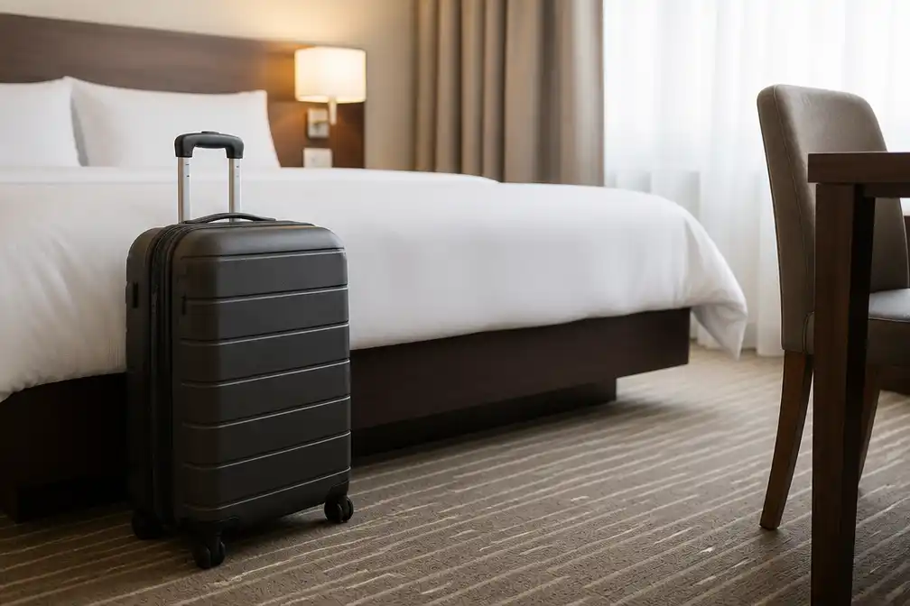 Vakantiegangers gewaarschuwd: zet je koffer nooit op of onder het hotelbed
