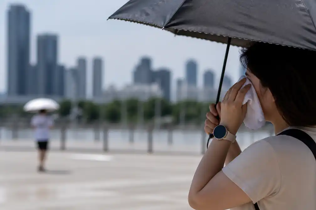 Zuid-Korea roept op buitenactiviteiten te staken na recordhitte van 42,5 graden