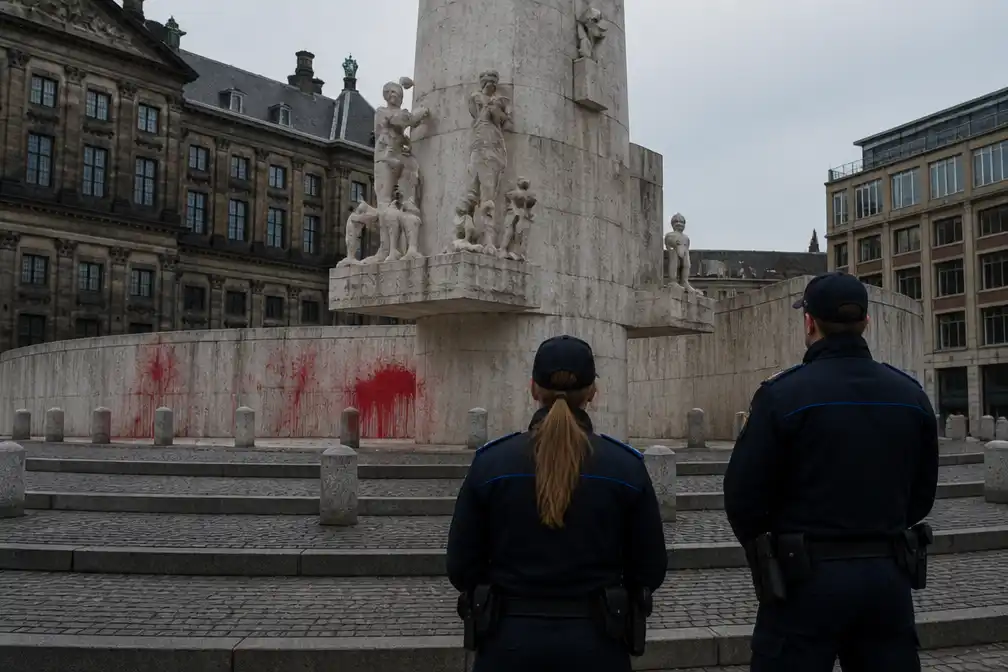 Verdachten bekladding Nationaal Monument op Dam in november voor rechter