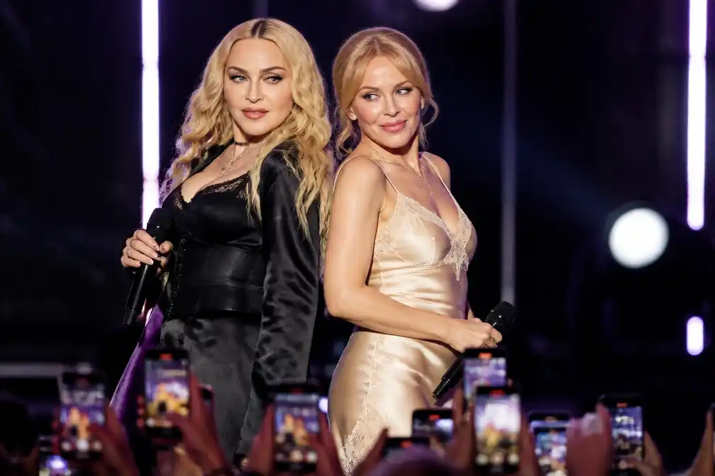 Madonna en Kylie Minogue brengen na Amsterdamse duet remix 'Love Sensation' uit