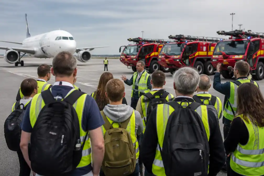 Twintig vliegtuigspotters ontdekken Brussels Airport op negende Spottersdag