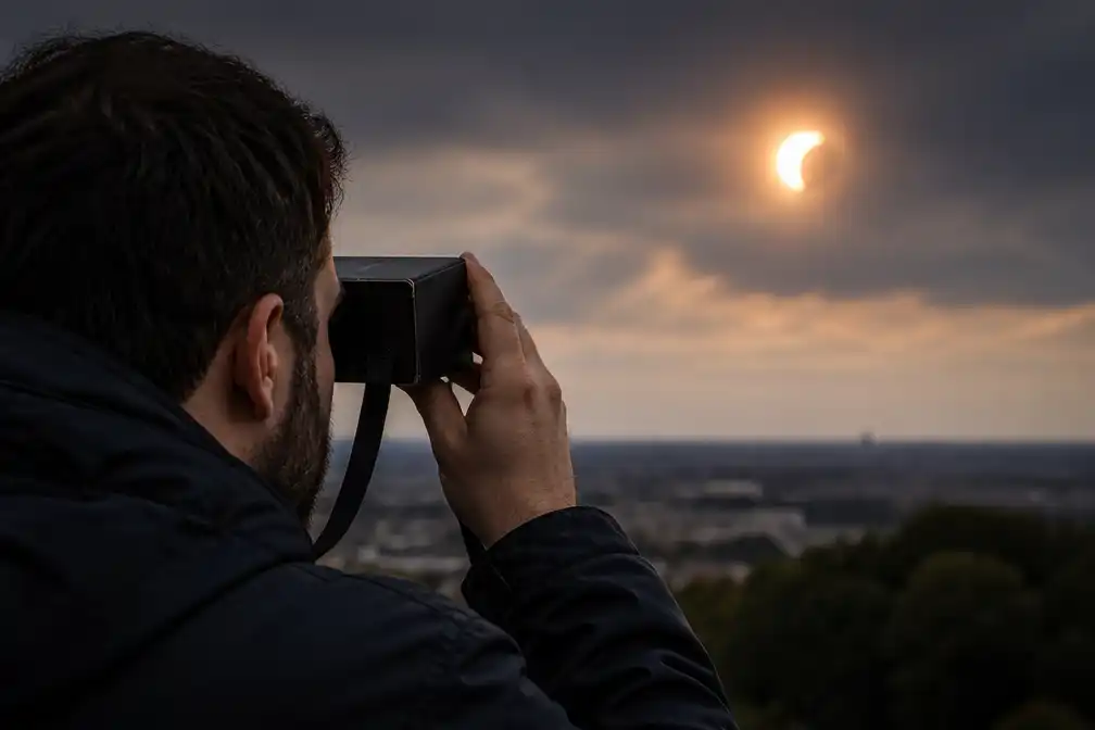 Kaart van Arthur Van de Velde (29) toont beste plekken voor zonsverduistering op 12 augustus