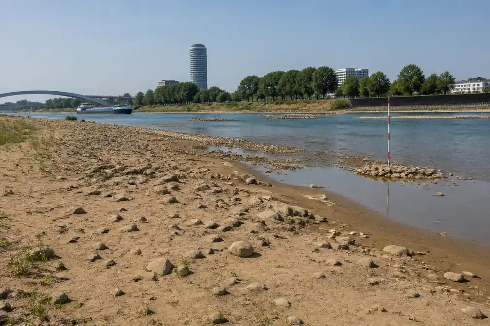 Rijkswaterstaat: uitzonderlijke droogtesituatie door lage Rijn en grondwater