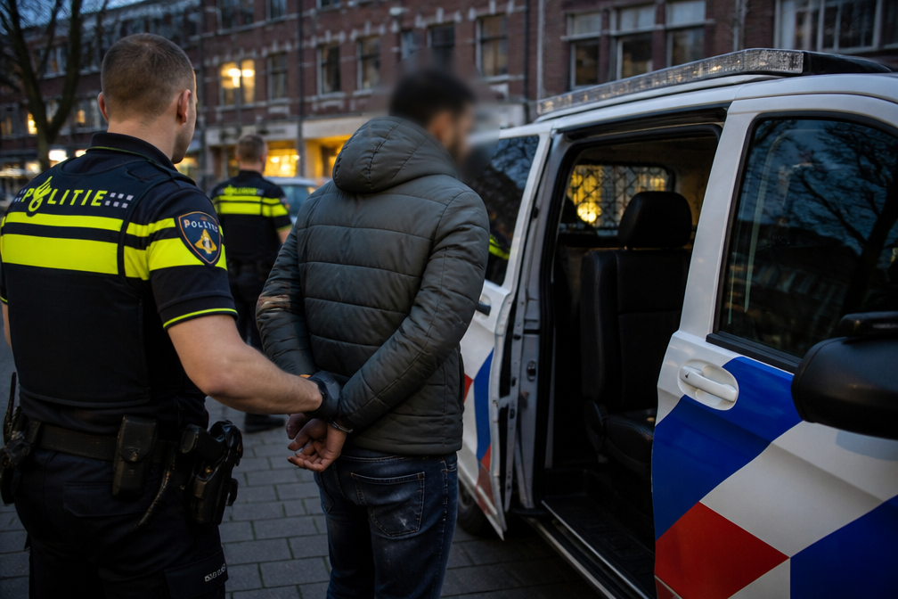 Twee Rotterdamse agenten gewond bij controle, man aangehouden