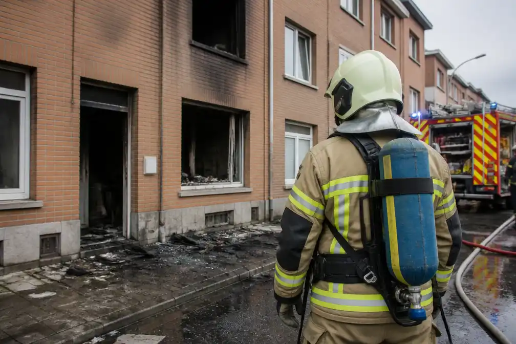 Brand maakt rijwoning in Neder-over-Heembeek onbewoonbaar