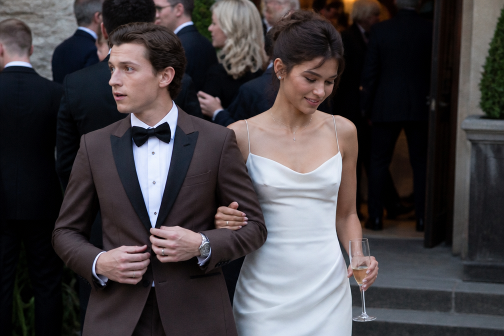 Tom Holland en Zendaya vieren besloten trouwfeest in Surrey