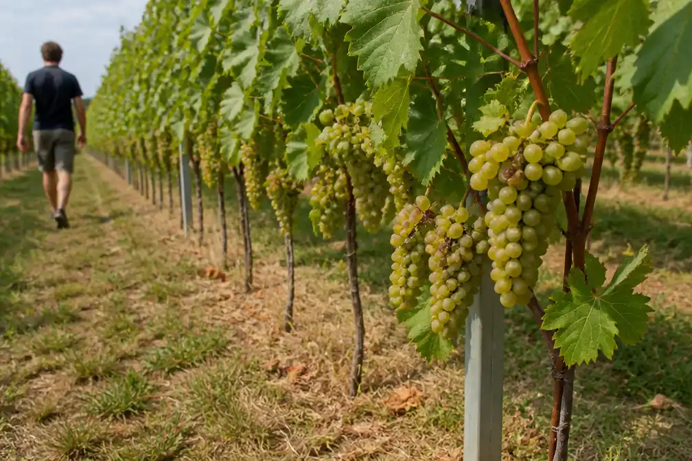 Belgische wijndomeinen verwachten vroegere en kleinere oogst door droogte