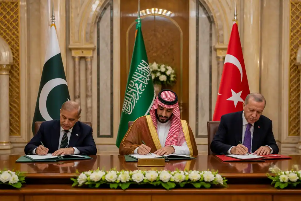 Saoedi-Arabië, Turkije en Pakistan tekenen defensiepact in Mekka
