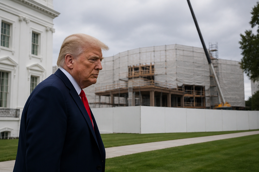 Hof van beroep Washington gelast opnieuw bouwstop balzaal Witte Huis