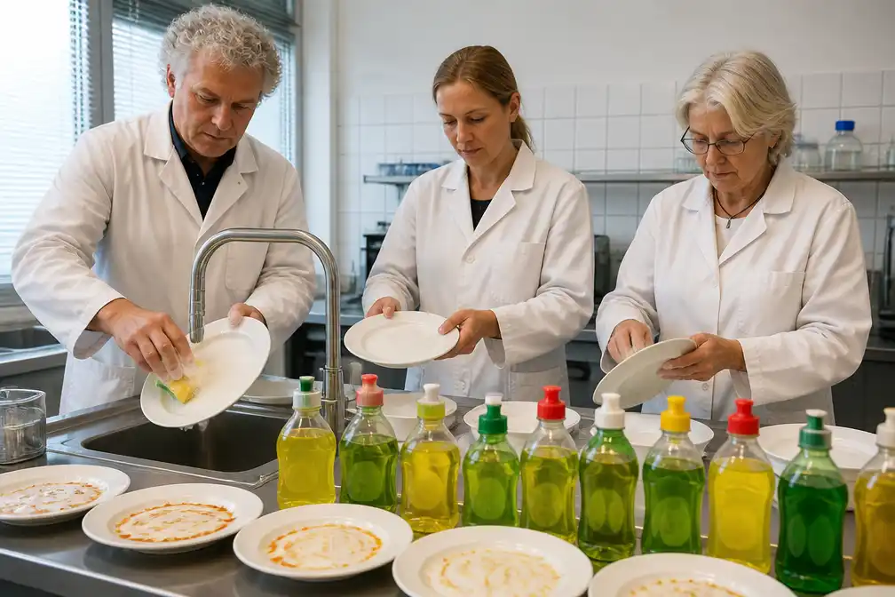 Drie experts testen tien afwasmiddelen met citroengeur op reinigingskracht
