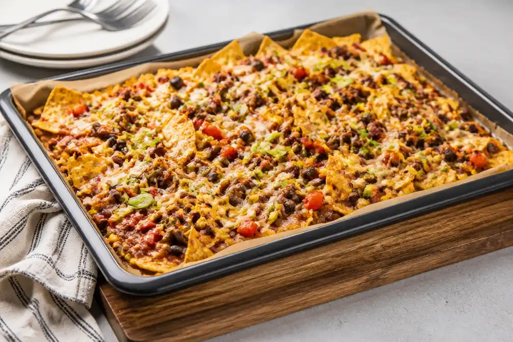 Wat Eten We Vandaag: nacho-traybake zonder pannen, alleen de oven