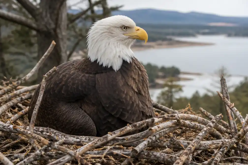 Jackie, beroemde Amerikaanse zeearend uit Californië, overleden na weken intensieve zorg