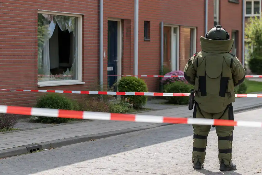 Explosief gevonden bij woning Geldrop, ruit vernield