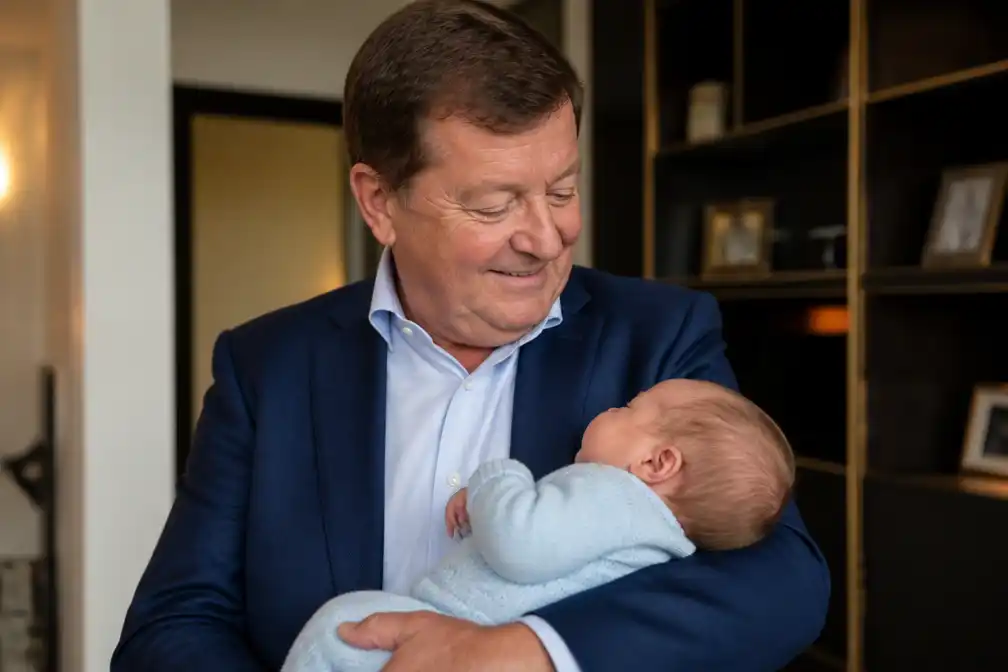 Bart Tommelein voor negende keer grootvader met kleinzoon Rafa