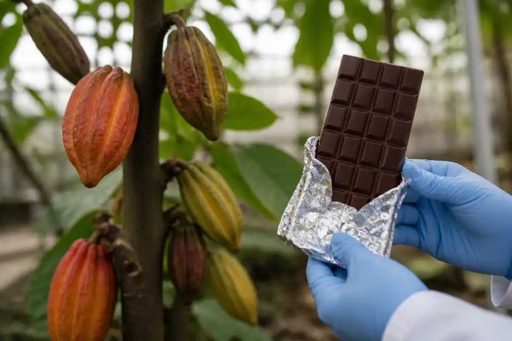 Wetenschappers maken eerste volledig Britse chocoladereep sinds 1932 met cacao uit Berkshire