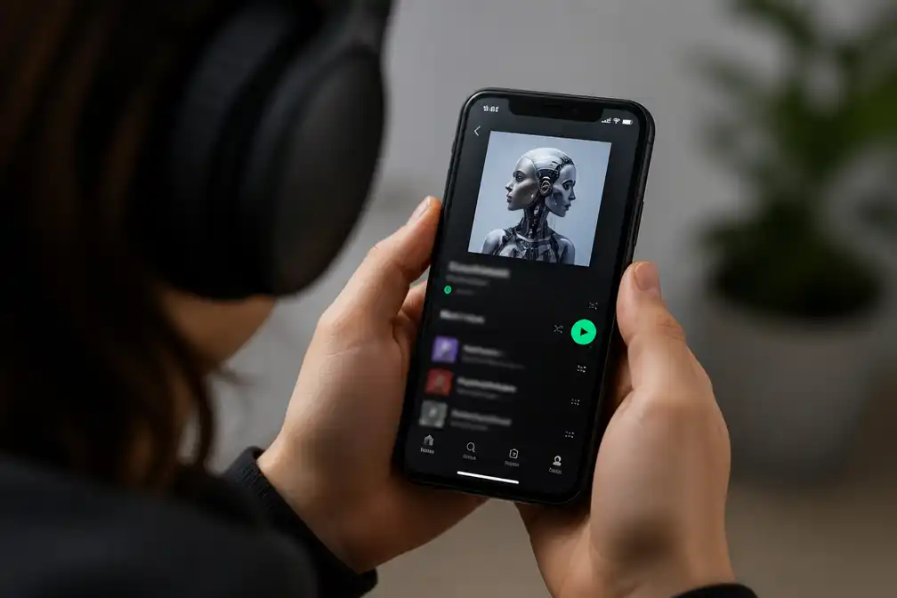 Spotify labelt AI-artiesten en sluit ze uit van aanbevelingen