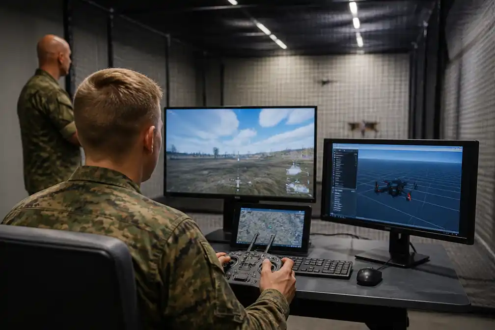Nieuwe dronesimulator moet mariniers sneller opleiden voor moderne oorlog