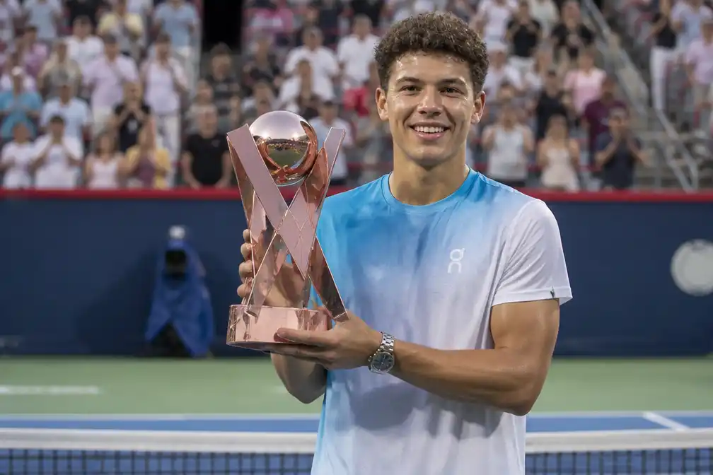 Ben Shelton verslaat Brandon Nakashima en pakt weer titel in Montreal