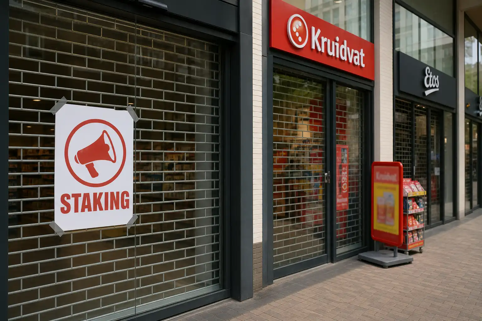 FNV kondigt staking aan bij Etos en Kruidvat op Vaderdag