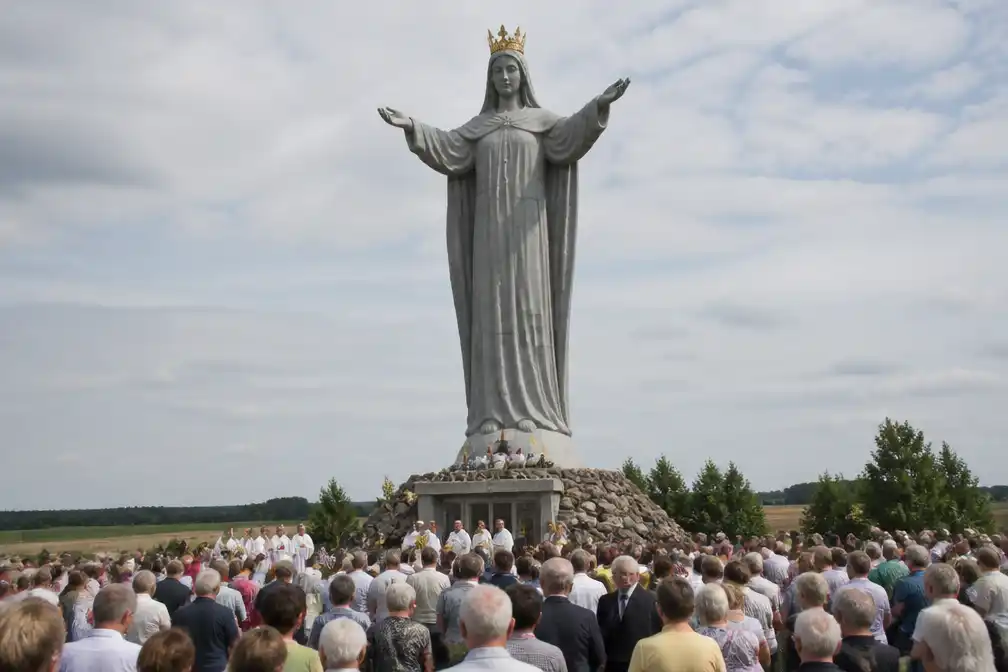 Hoogste Mariabeeld van Europa ingewijd in Pools dorp