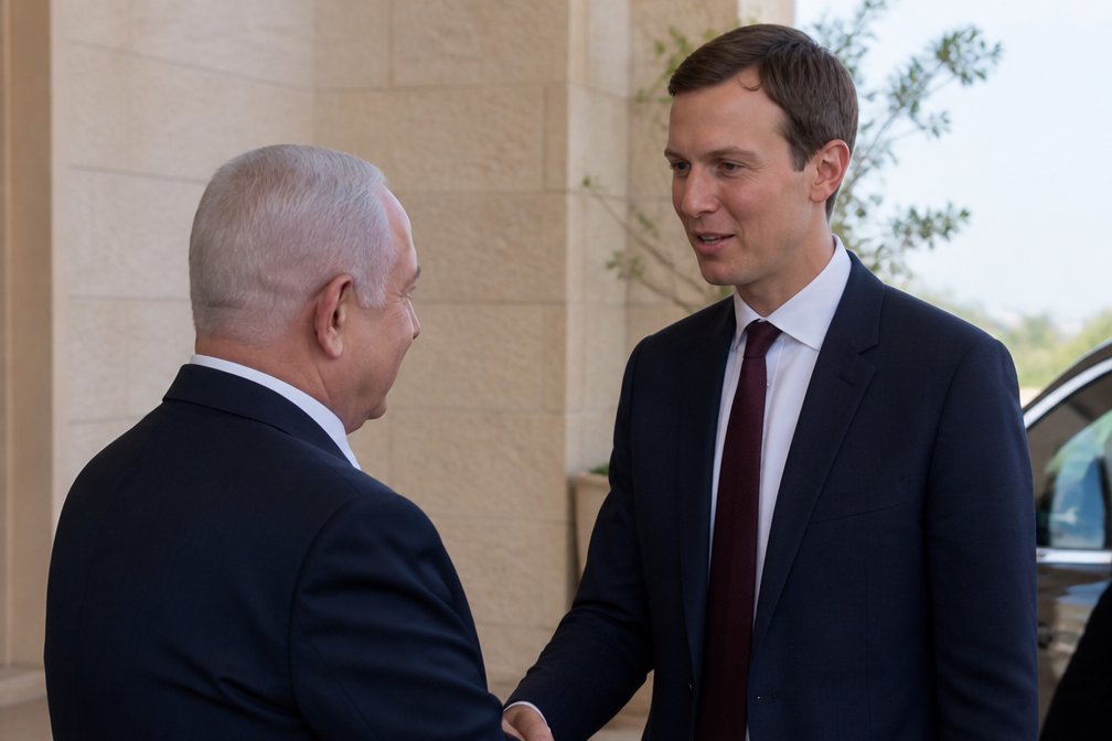 Amerikaans gezant Kushner ontmoet Netanyahu na zeldzaam overleg met Hamas