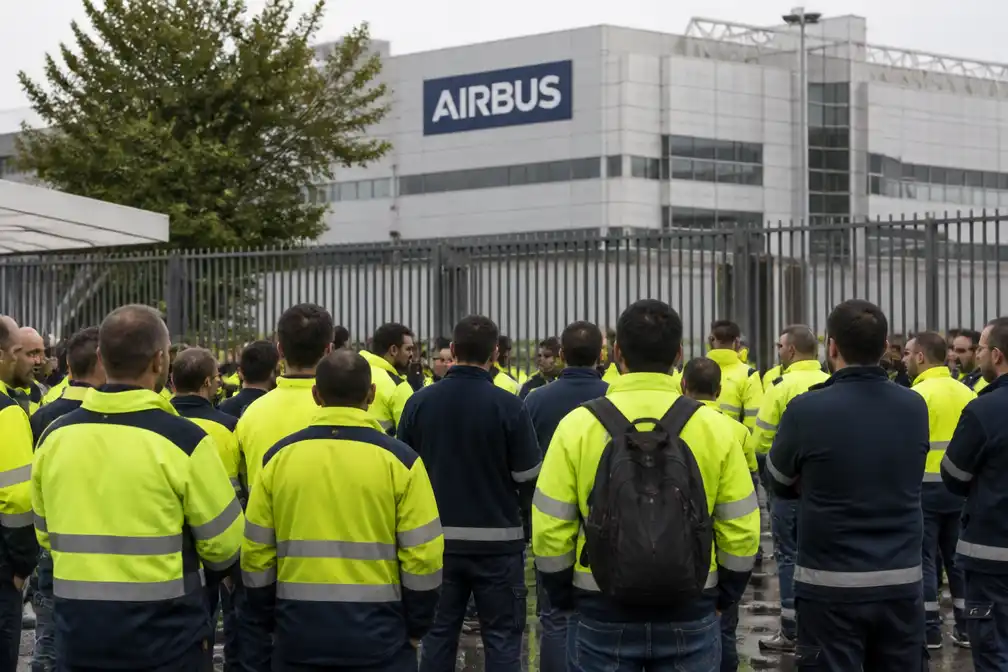 Airbus-werknemers in Spanje staken opnieuw vanaf 24 augustus