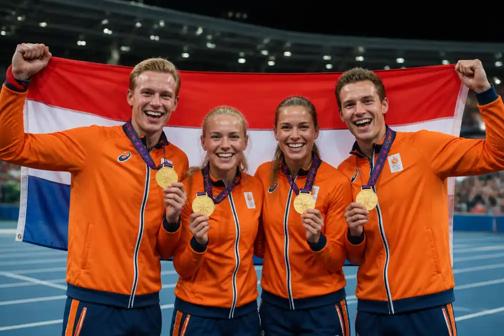 Nederland pakt recordaantal medailles op EK atletiek in Birmingham