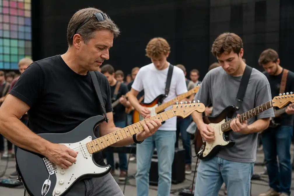 Gitarist Ed Struijlaart zoekt 150 gitaristen voor John Mayer-tribute in Hilversum