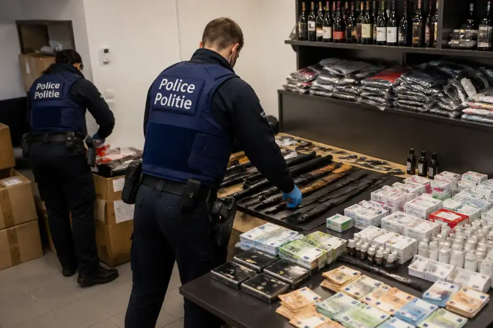 Brusselse politie neemt in een jaar 420.000 euro aan illegale goederen in beslag