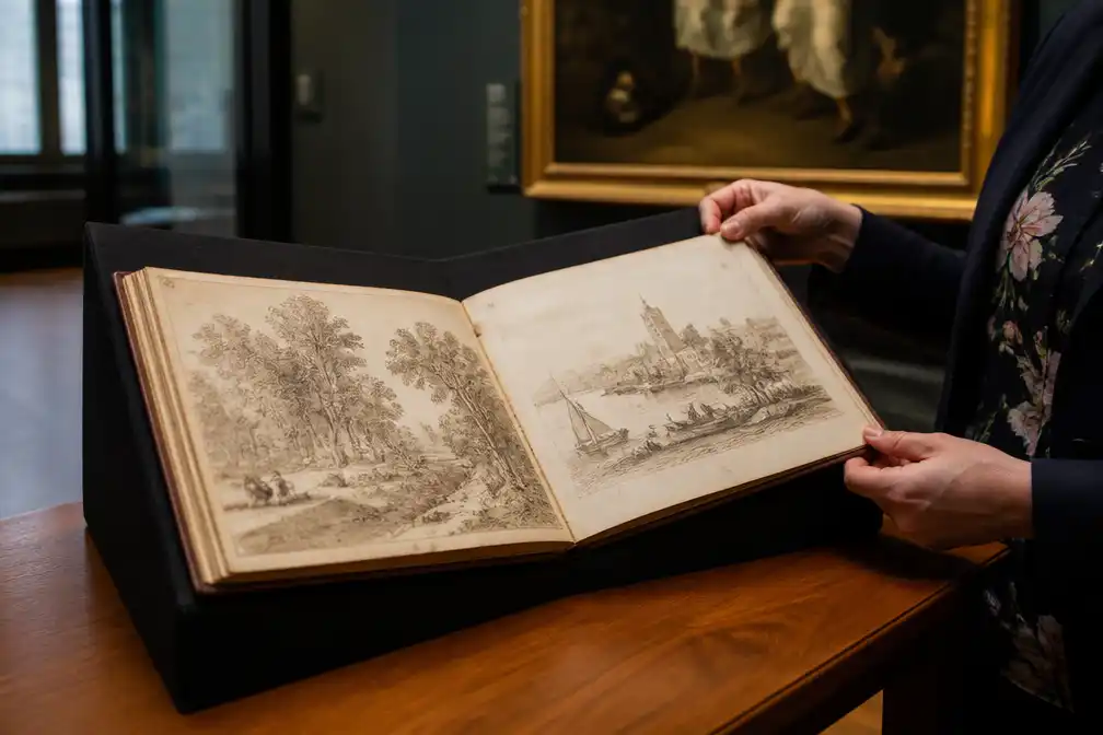 Rijksmuseum krijgt zeldzaam 17de-eeuws tekenboek met werk van vergeten meester Uylenburgh