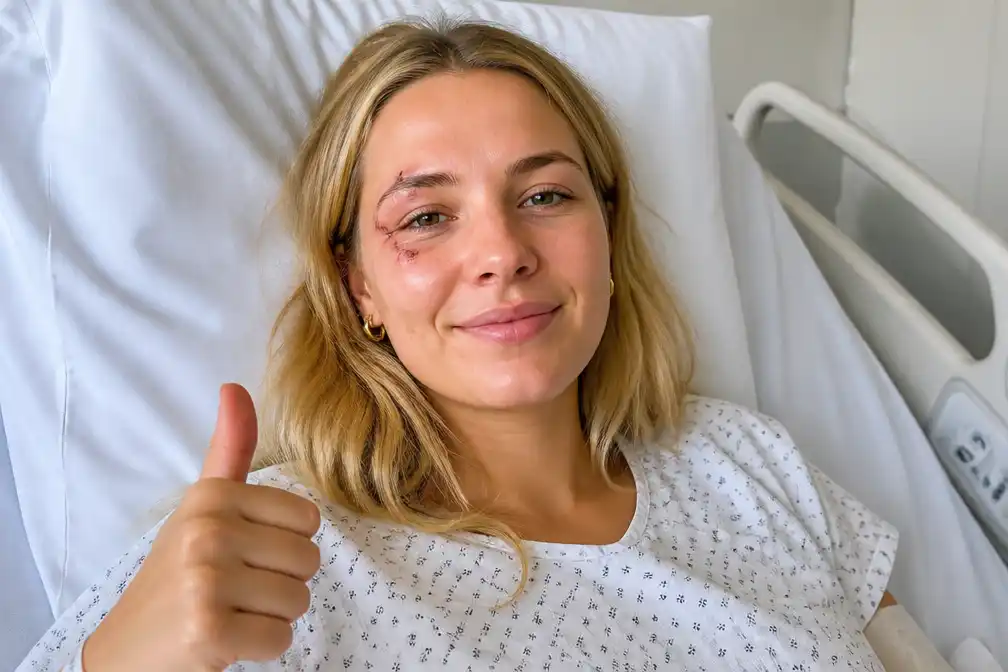 Ex-Miss België Emilie Vansteenkiste hoeft niet onder het mes na ongeval